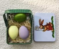 Пасхальная корзинка Кролик с яйцами